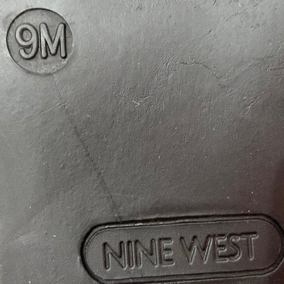 Nine West Lace Up Chunky Combat Boots Chestnut Brown Grunge Biker Booties Sz 9 - Picture 16 of 16